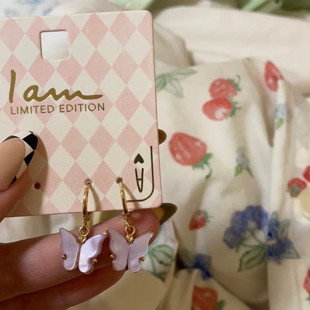 Butterfly earrings